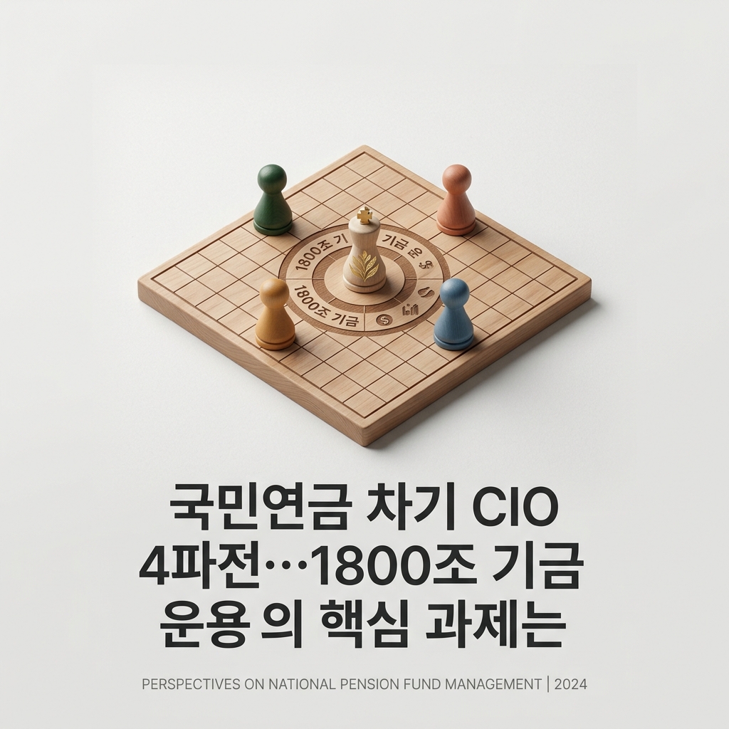 국민연금 차기 CIO 4파전…1800조 기금 운용의 핵심 과제는