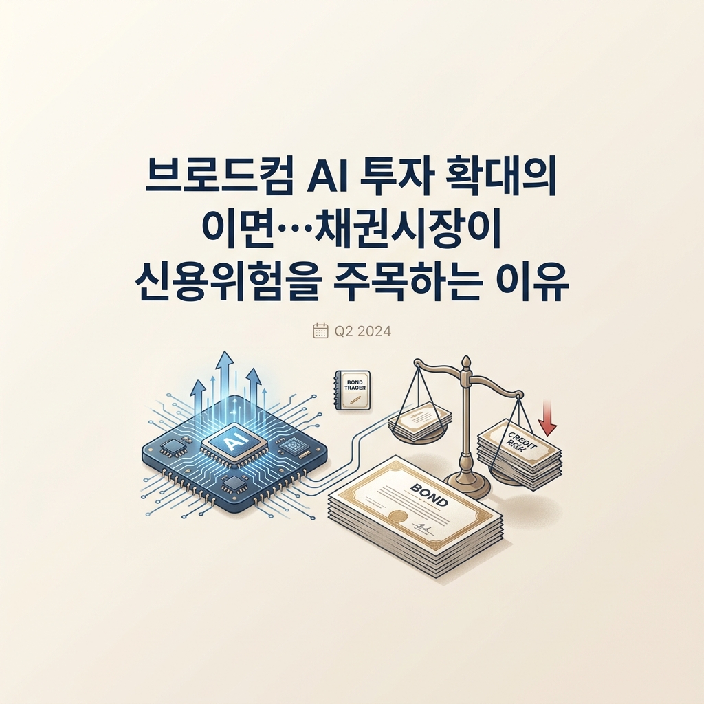 브로드컴 AI 투자 확대의 이면…채권시장이 신용위험을 주목하는 이유