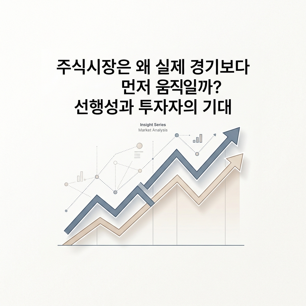 주식시장은 왜 실제 경기보다 먼저 움직일까? 선행성과 투자자의 기대