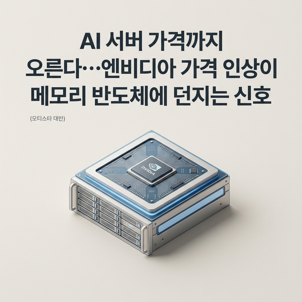 AI 서버 가격까지 오른다…엔비디아 가격 인상이 메모리 반도체에 던지는 신호 2 AI 서버 가격까지 오른다…엔비디아 가격 인상이 메모리 반도체에 던지는 신호