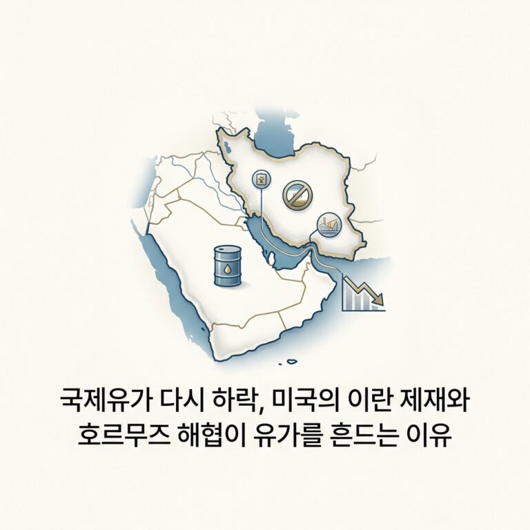 ai thumbnail minimal 국제유가 다시 하락 미국의 이란 제재와 호르무즈 해협이 유가를 흔드는 이유 1787581236