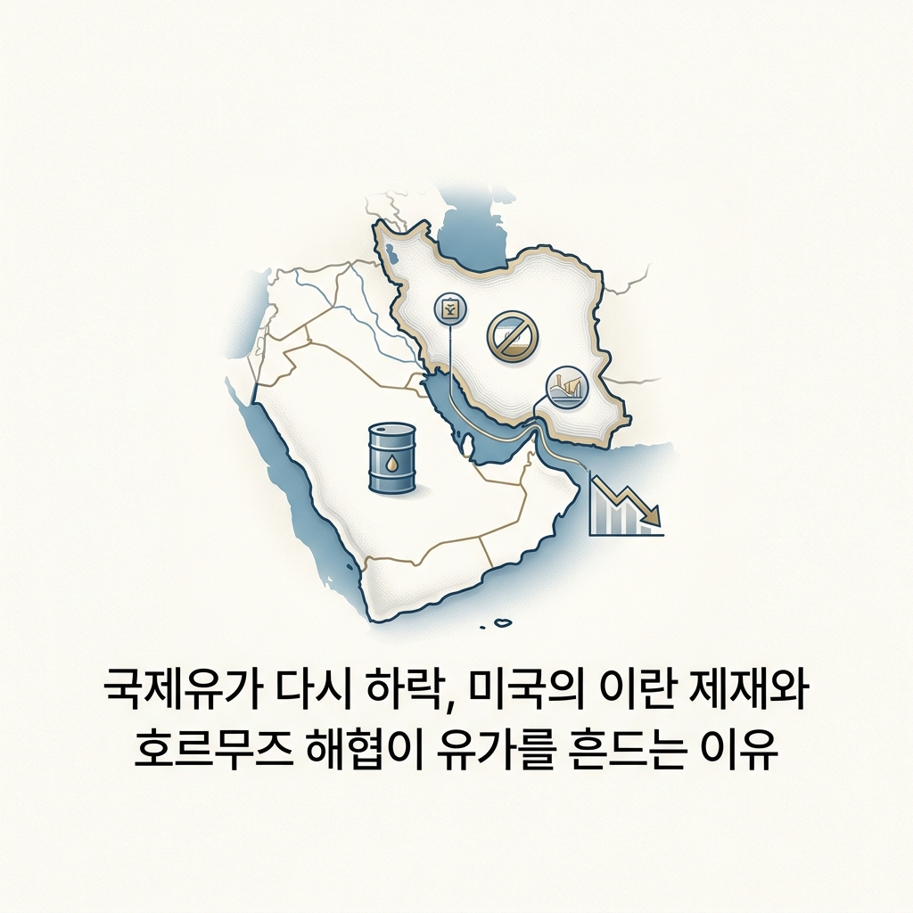 ai thumbnail minimal 국제유가 다시 하락 미국의 이란 제재와 호르무즈 해협이 유가를 흔드는 이유 1787581236