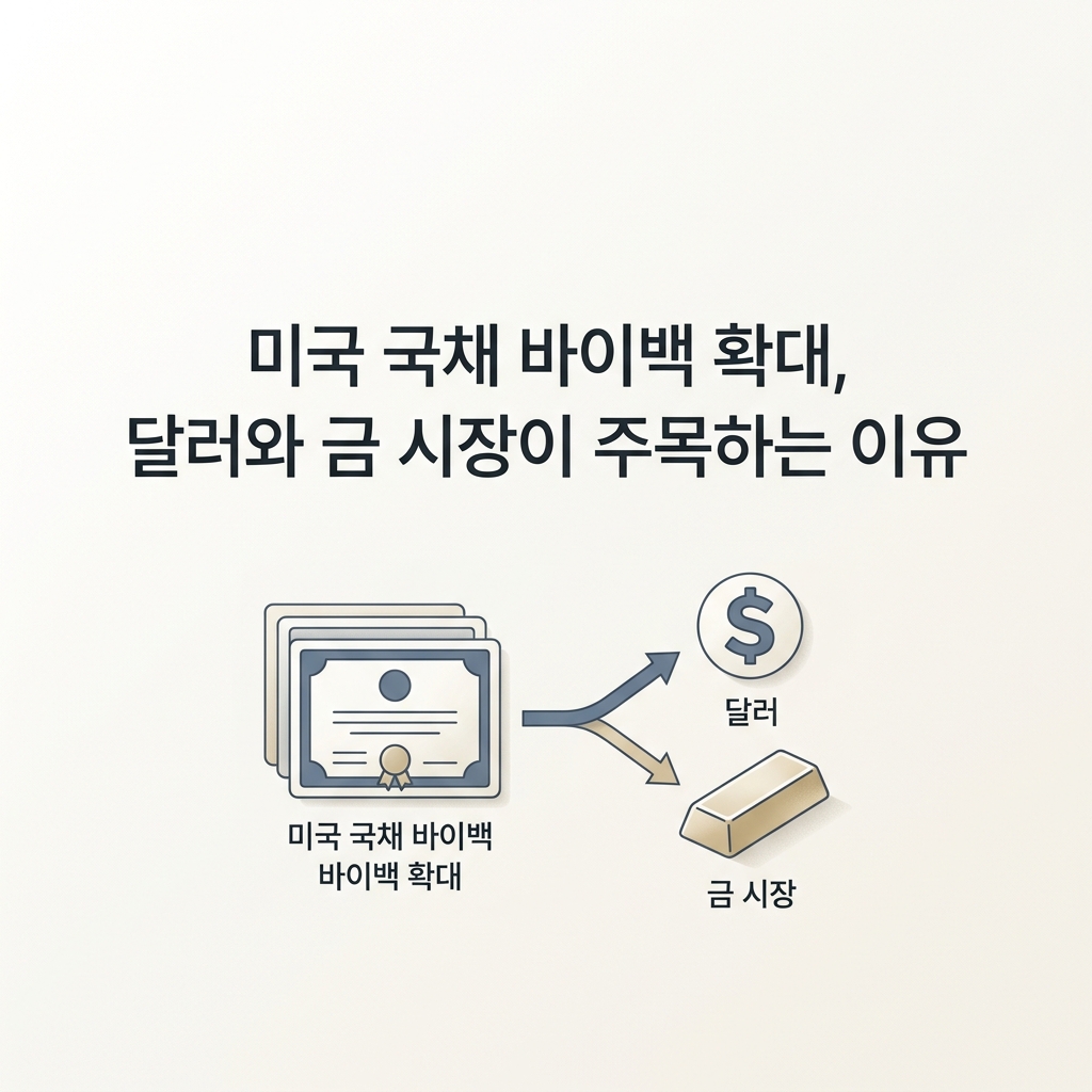 ai thumbnail minimal 미국 국채 바이백 확대 달러와 금 시장이 주목하는 이유 1787615224