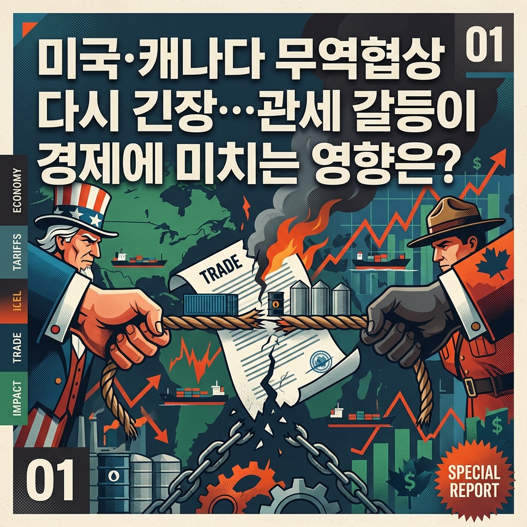 미국·캐나다 무역협상 다시 긴장…관세 갈등이 경제에 미치는 영향은?