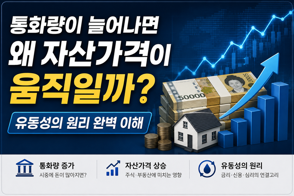 통화량이 늘어나면 왜 자산가격이 움직일까? 유동성의 원리