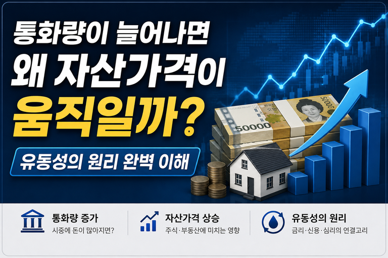 통화량이 늘어나면 왜 자산가격이 움직일까? 유동성의 원리