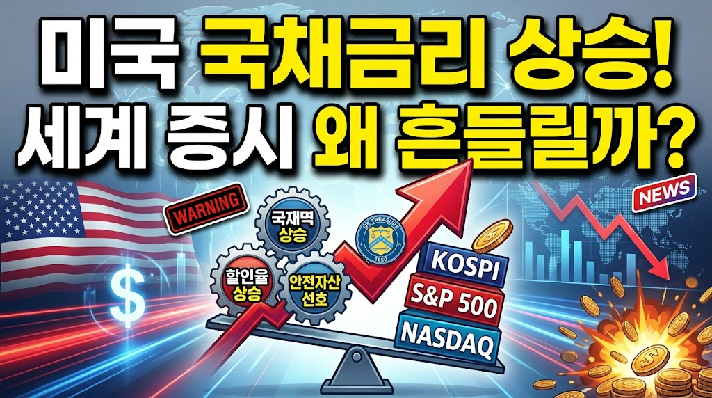 미국 국채금리가 오르면 왜 세계 증시가 흔들릴까?
