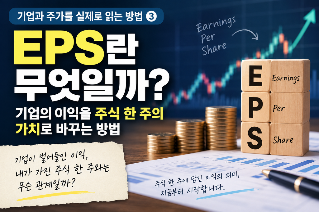 EPS란 무엇일까? 기업의 이익을 주식 한 주의 가치로 바꾸는 방법