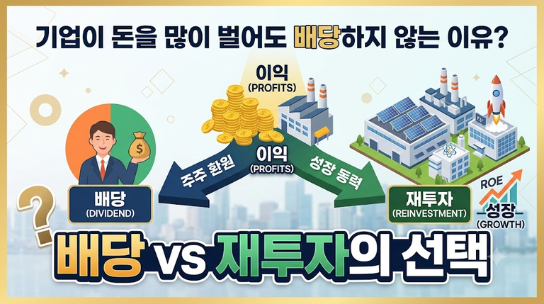 기업이 돈을 많이 벌어도 배당하지 않는 이유는 무엇일까?